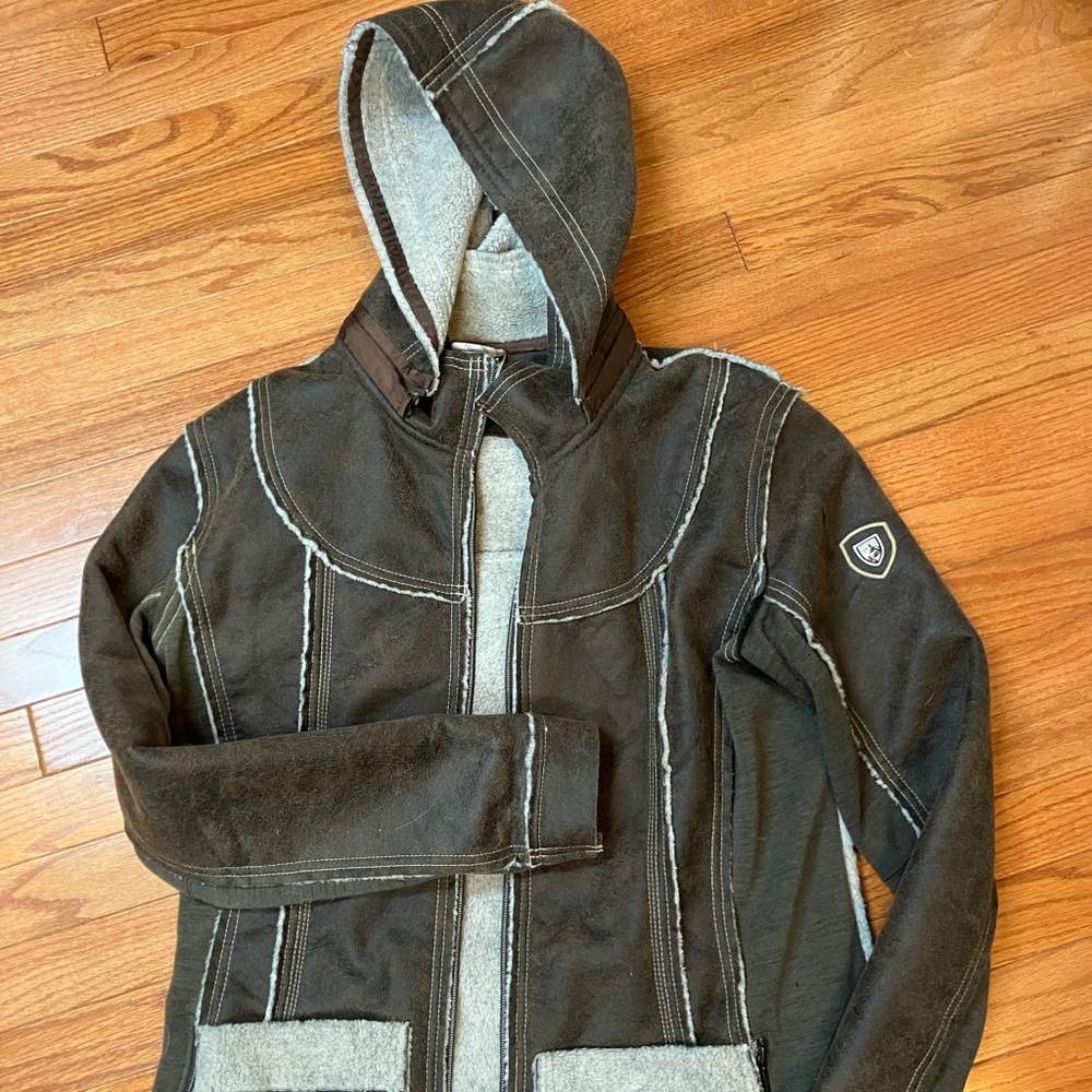 Kuhl Dani Sherpa Coat size large